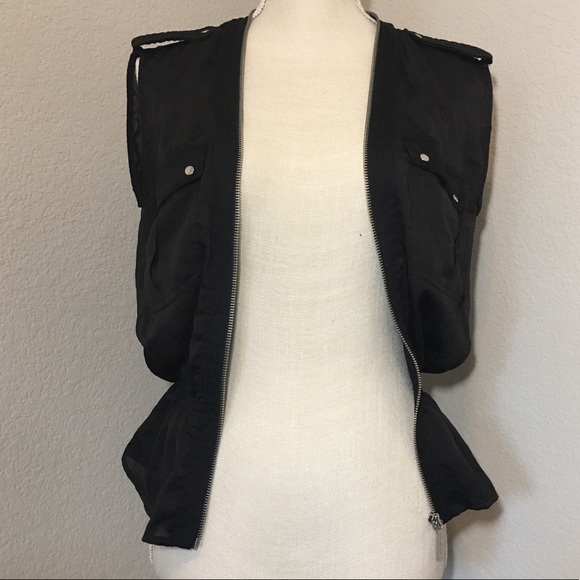 MICHAEL Michael Kors zipper vest black lightweight - Picture 2 of 8